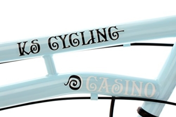 KS Cycling Damen Fahrrad Casino Hellblau 6 Gänge RH 54 cm, Blau, 28, 952B - 