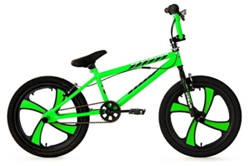 KS Cycling Jungen Fahrrad BMX Freestyler Cobalt, Grün, 20, 522B -
