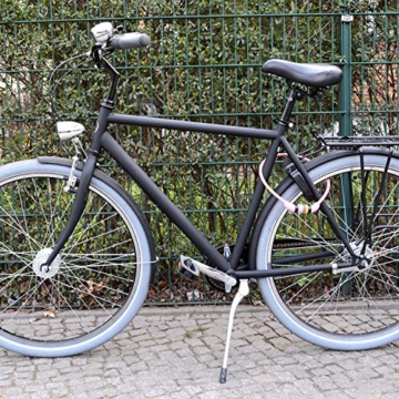 Nean Fahrrad Schloss Kabelschloss Spiralschloss 10x650mm mit Zahlenkombination Zahlenschloss Rosa - 